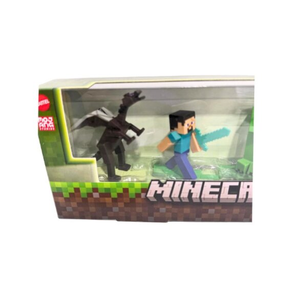 Minecraft Character Figures 4-Pack, Detailed Designs, Self-Standing Display Toys - Picture 3 of 4